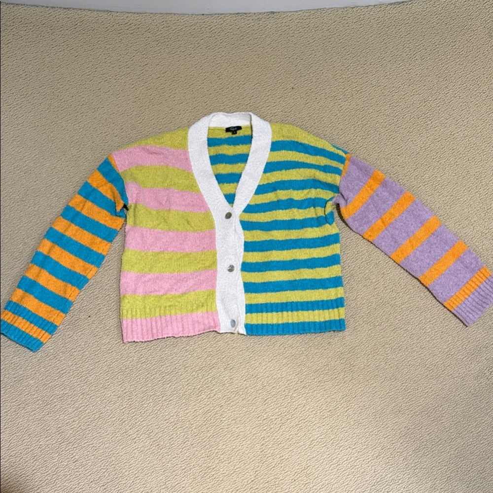 Rails Striped Multicolor Cardigan Sweater